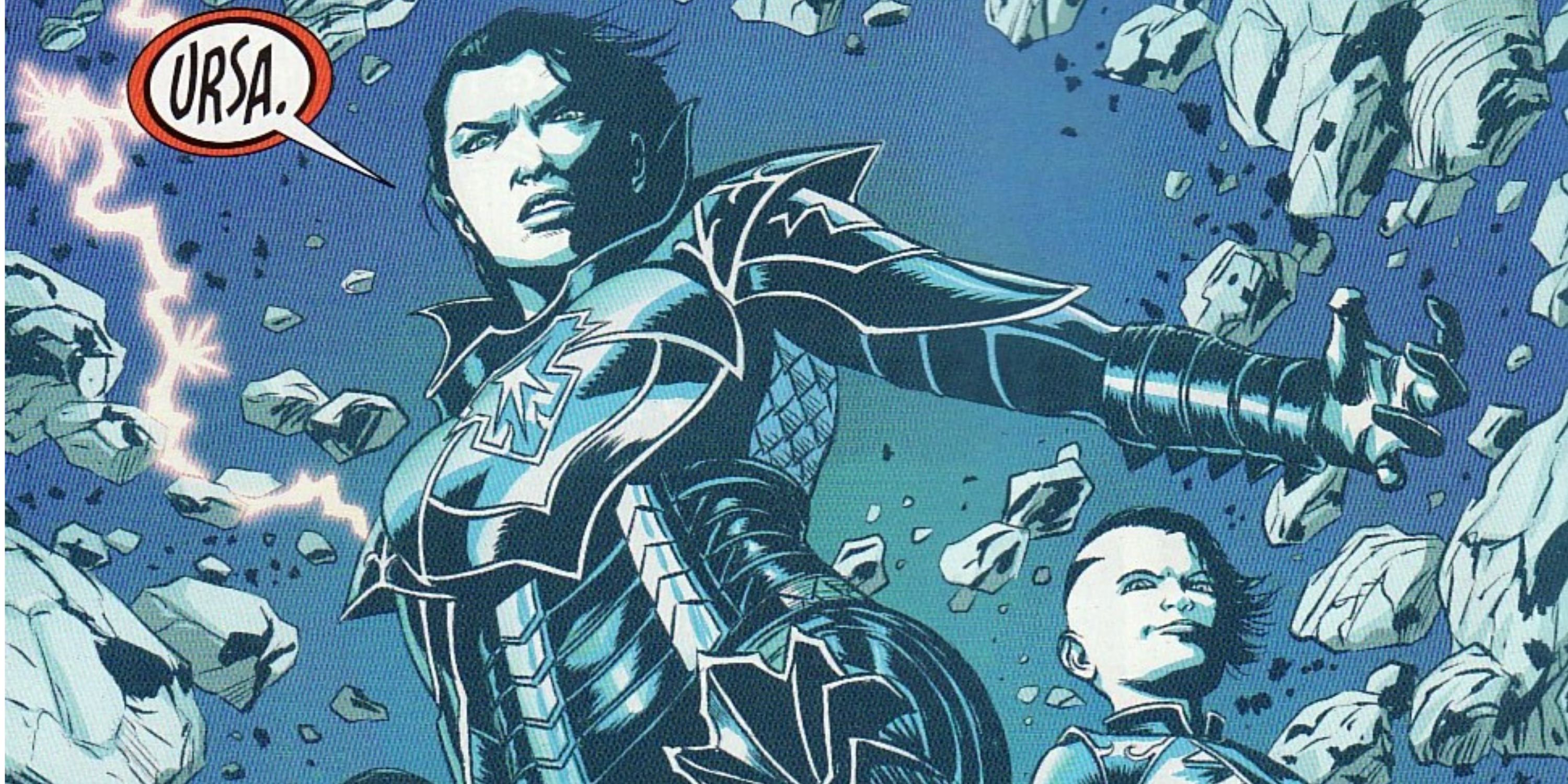 Ursa and her son Lor-Zod from DC Comics