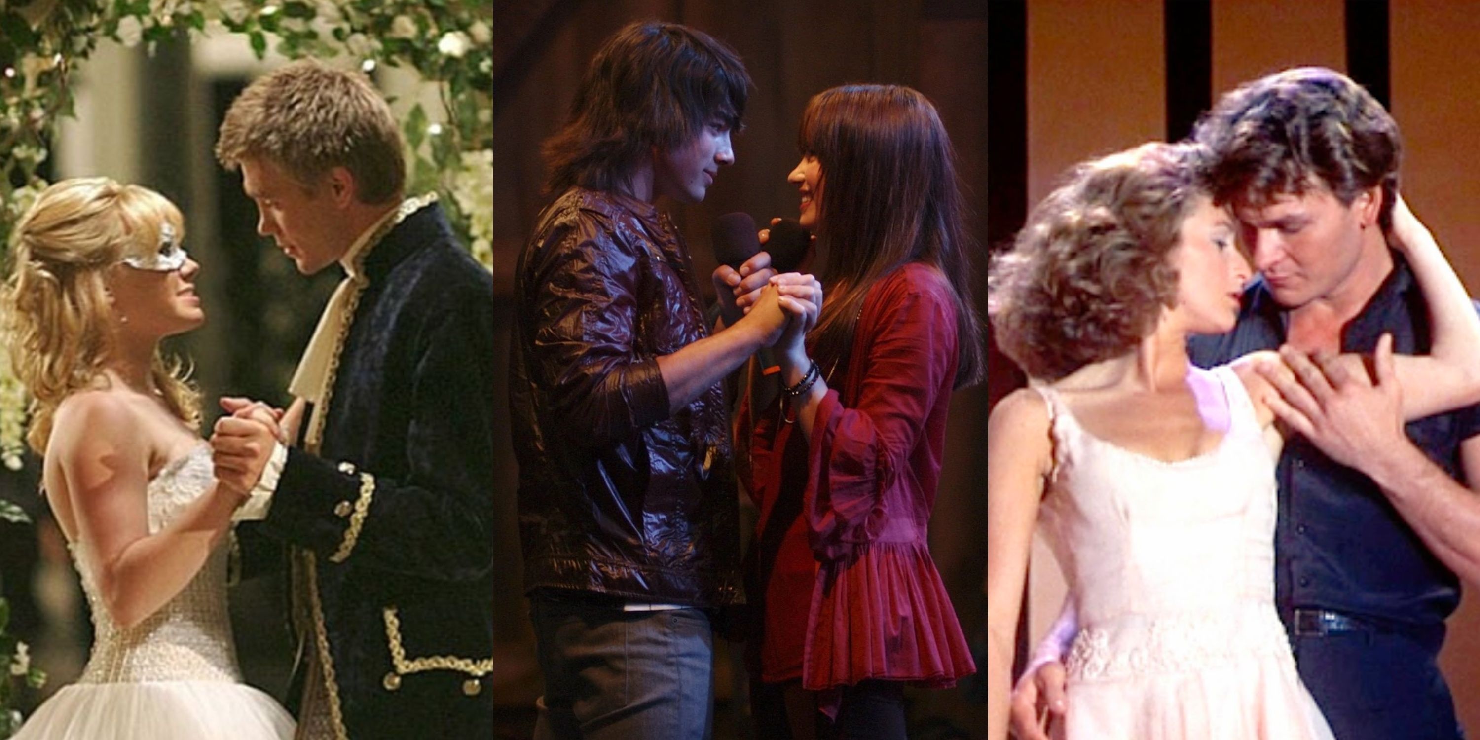 Sam & Austin (A Cinderella Story), Shane & Mitchie (Camp Rock), Baby & Johnny (Dirty Dancing)