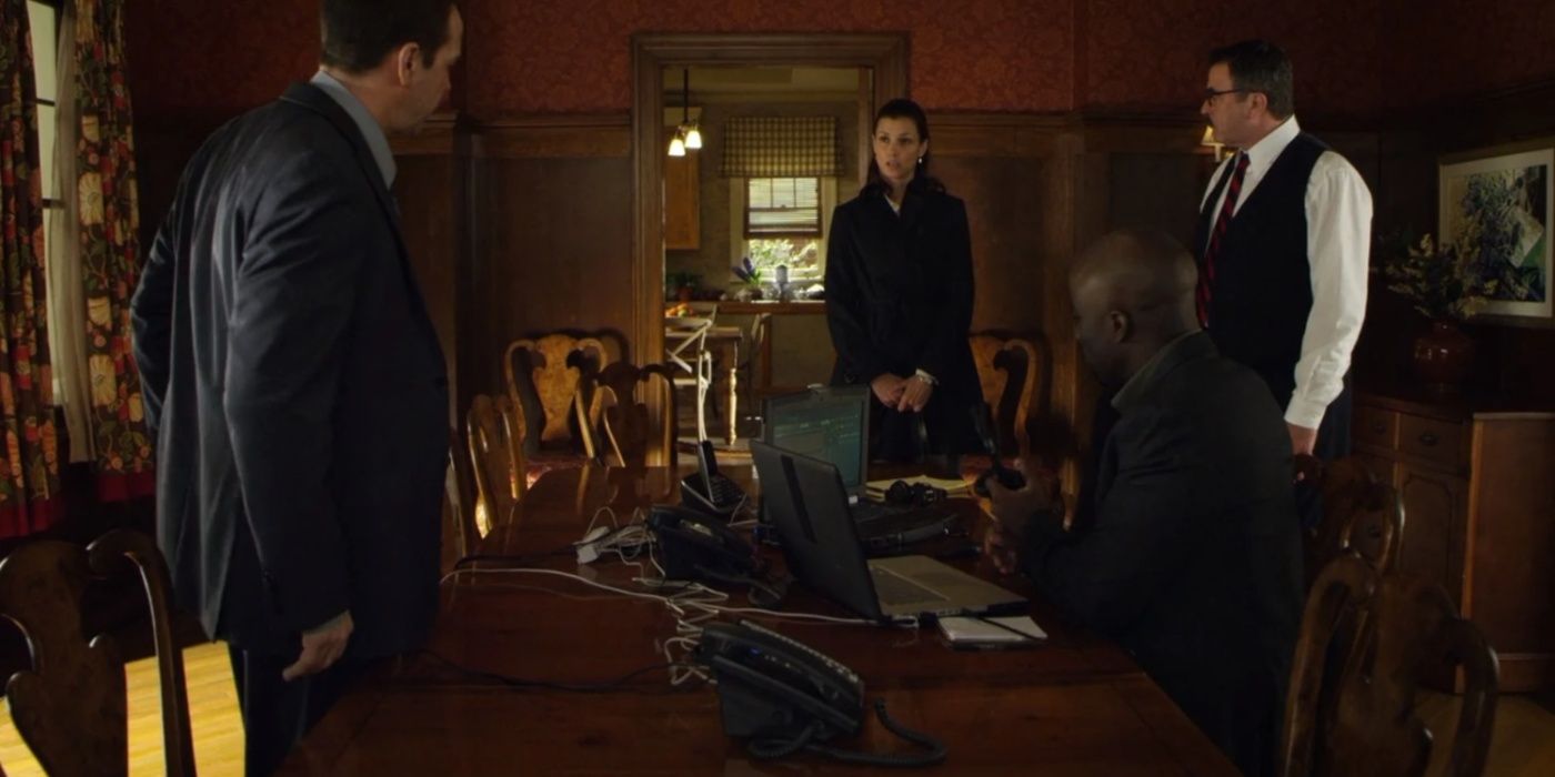 The Reagans set up a wire tap in their dining room with an FBI agent in Blue Bloods