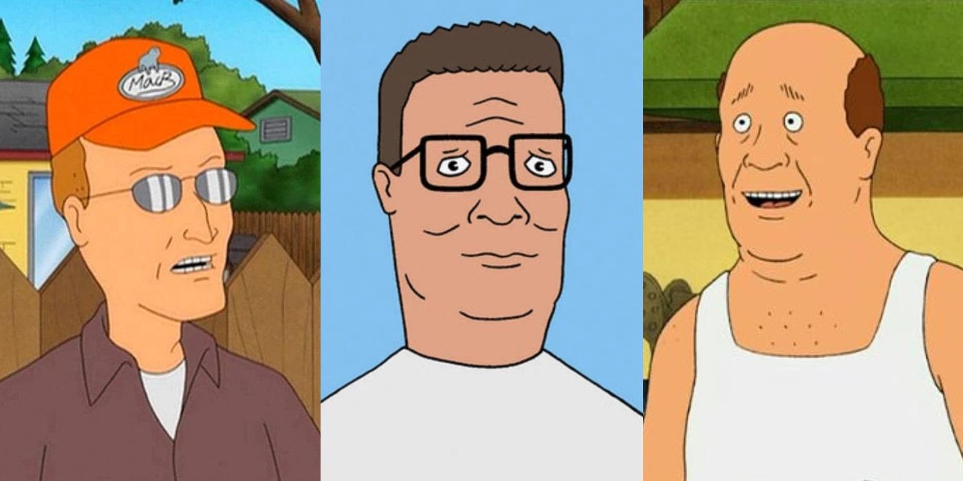 10 King Of The Hill Characters We Need To See After The Time Jump - Dale Gribble, Hank Hill and Bill Dauterive