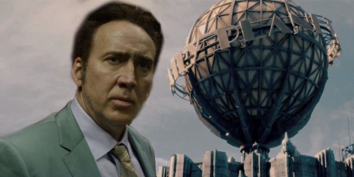 Nicolas Cage in Dog Eat Dog next to Superman Returns’ Daily Planet
