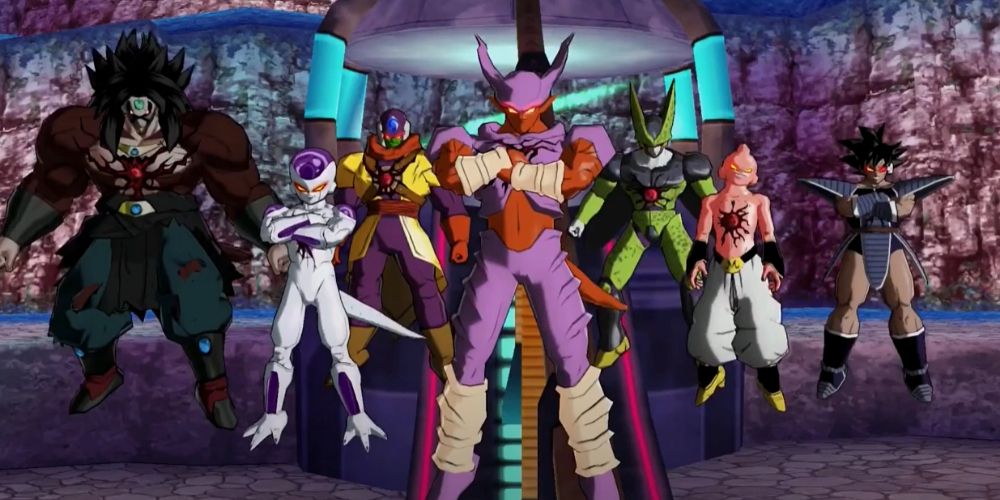 Versões sombrias de Freeza, Cell, Buu e vários outros vilões em Dragon Ball Heroes