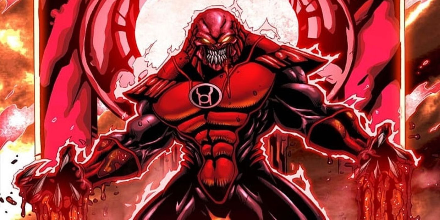 Red Lantern Rage Power Ring Atrocitus size 9 brightest factory day free ship