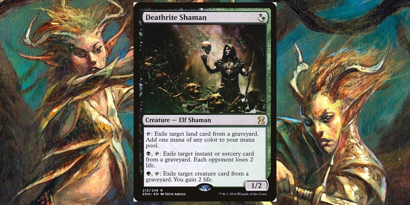 cartão mtg shaman deathrite