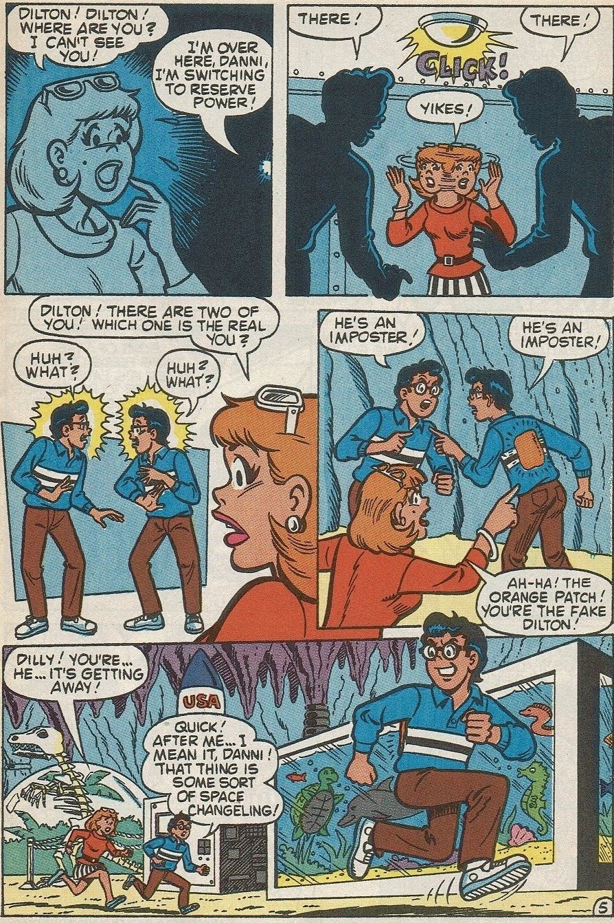 Dilton e Danni entram em conflito com um changeling espacial