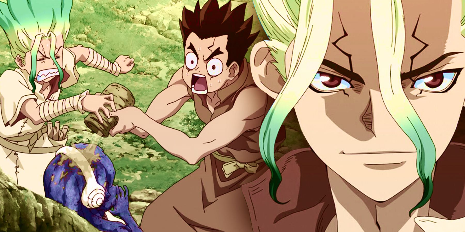 Dr. Stone is an isekai anime that struggles to sell us on reality - Polygon