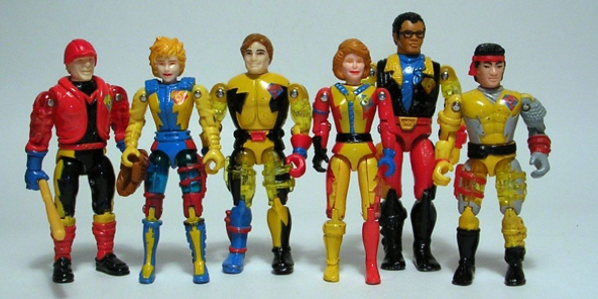 Toys of Eric, Meg, Jack, Helen, J.D., Bunji from Bionic Six