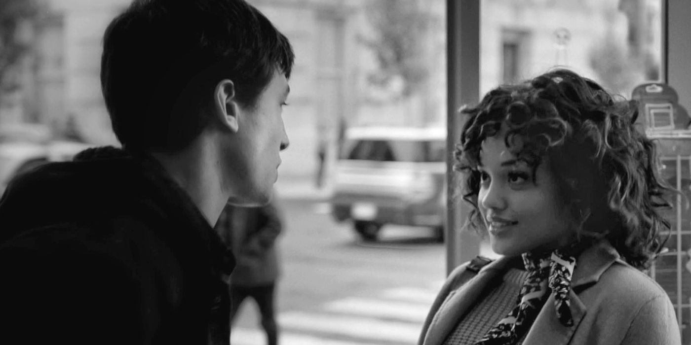 Ezra Miller and Kiersey Clemons portray Barry and Iris in Zack Snyder's Justice League.