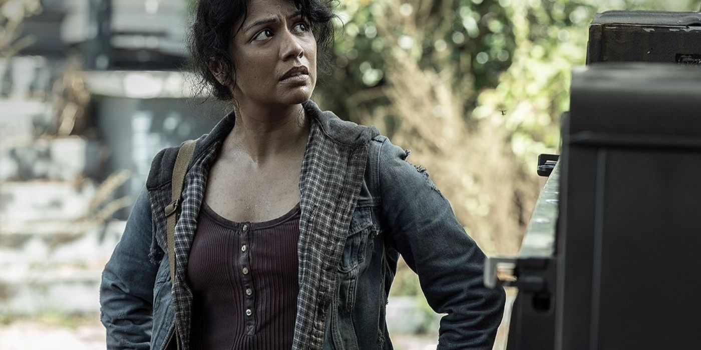 Karen David como Grace em Fear the Walking Dead Temporada 8