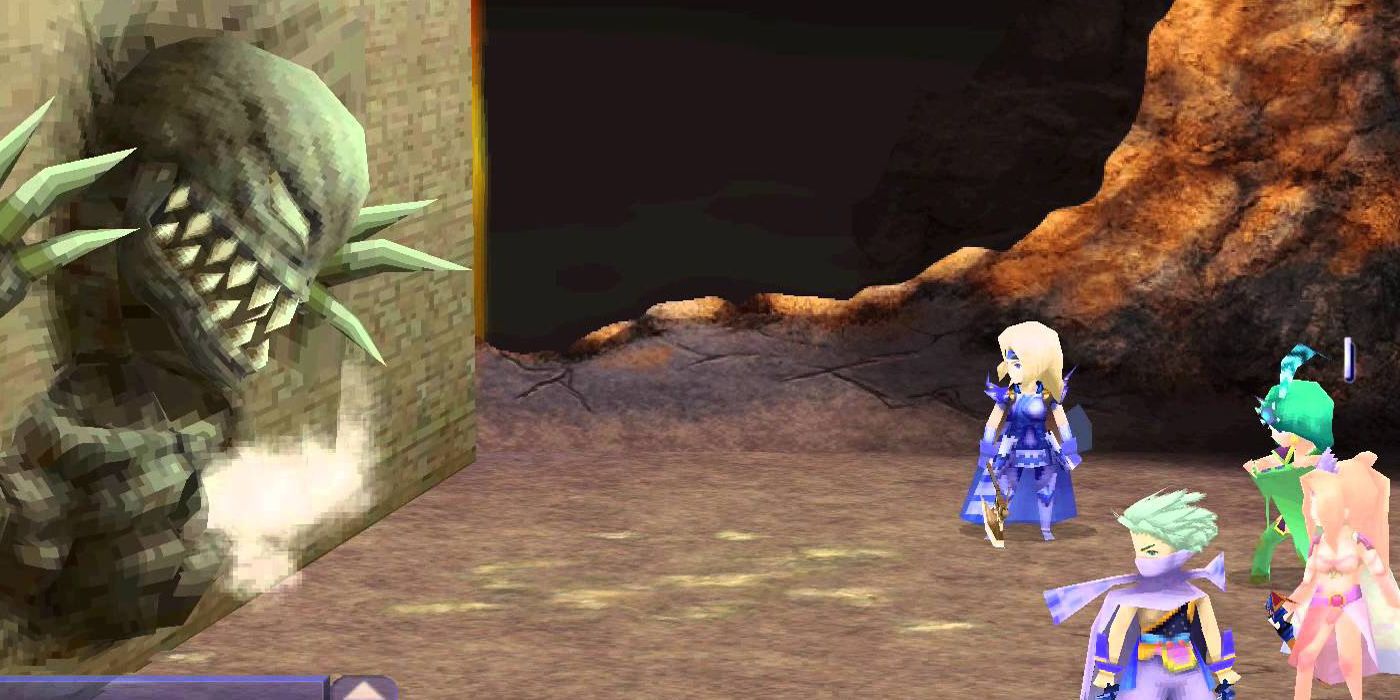 Uma porta mímica aparece em Final Fantasy IV