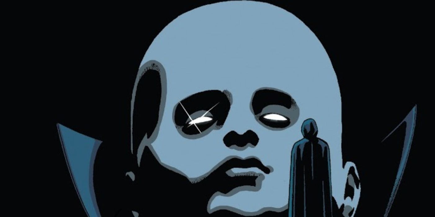 Nick Fury Sr. looks at Uatu's giant head in Marvel's Fury #1