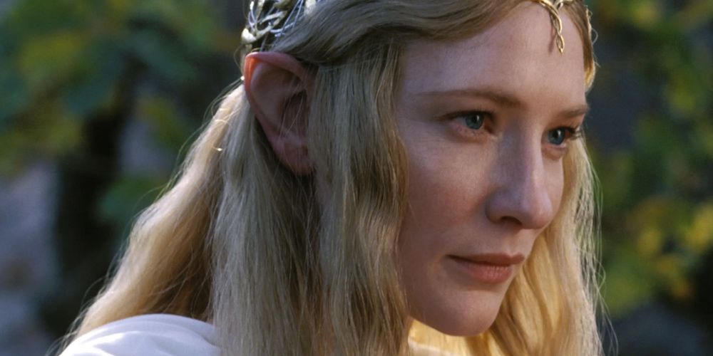 Galadriel welcomes the Fellowship in The Lord of the Rings 