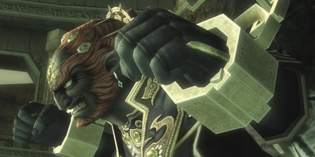 Ganondorf tenta se libertar de sua prisão em The Legend of Zelda Twilight Princess