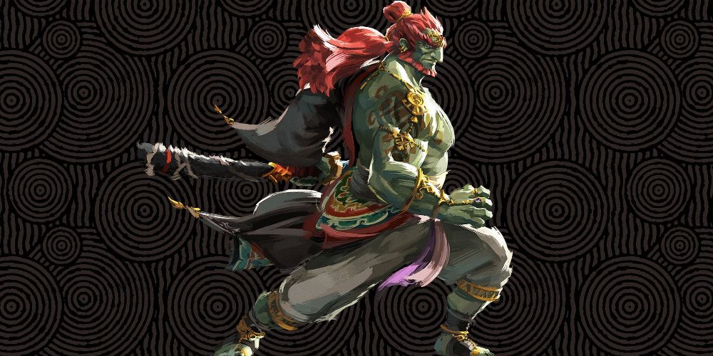 Uma renderização de Ganondorf de The Legend of Zelda: Tears of the Kingdom