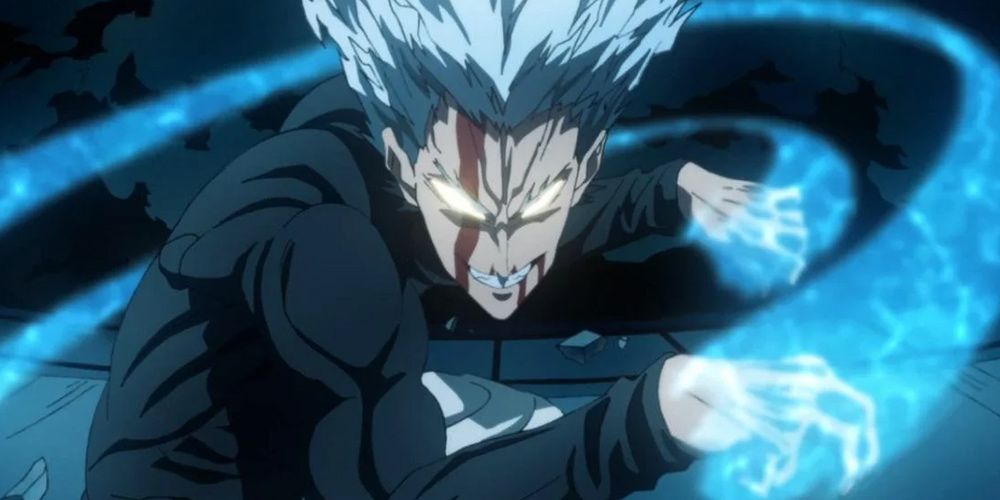 Garou activates his powers in One-Punch Man