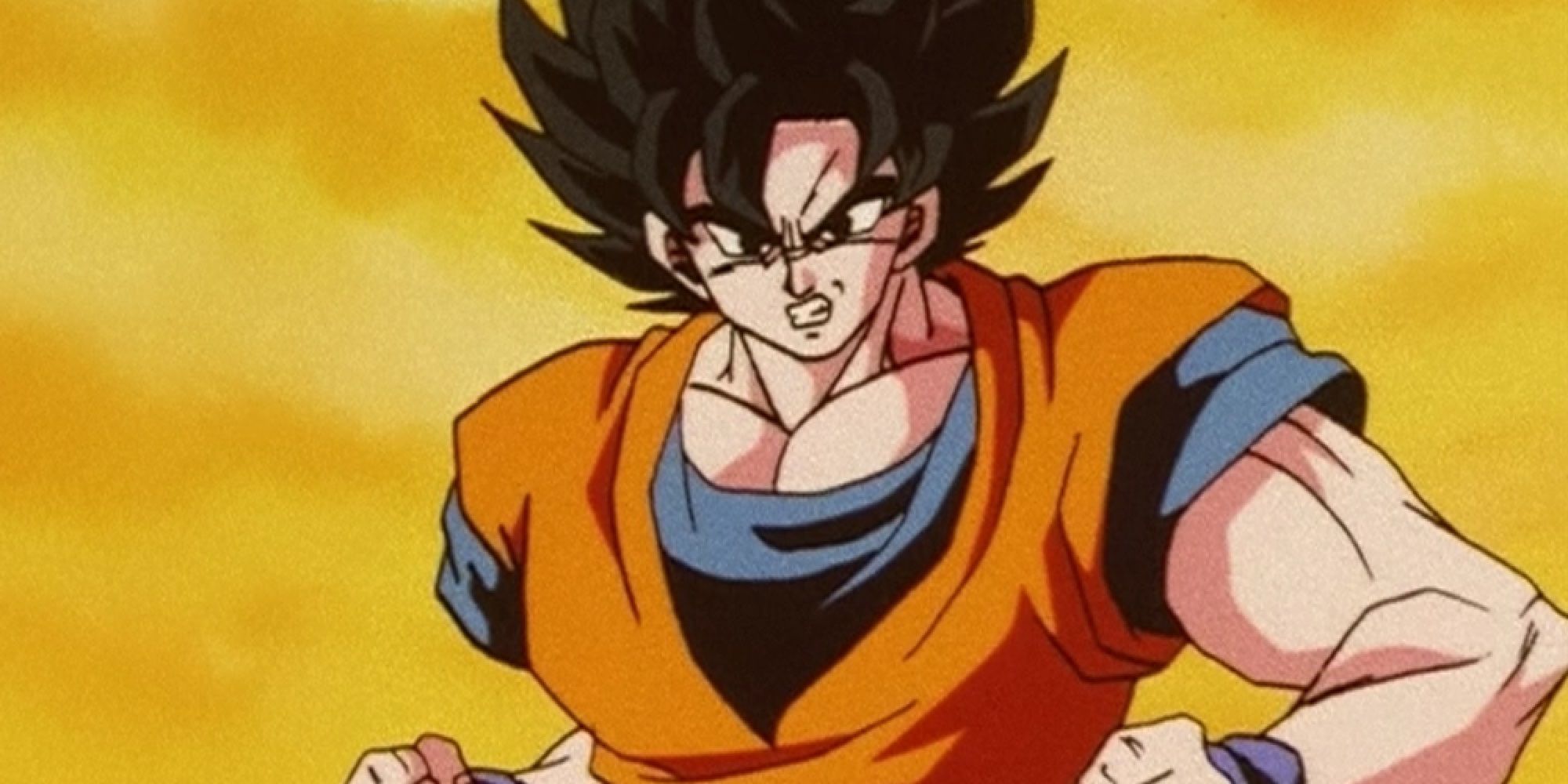 Goku's Black Haired Super Saiyan Form from DBZ Episode 195