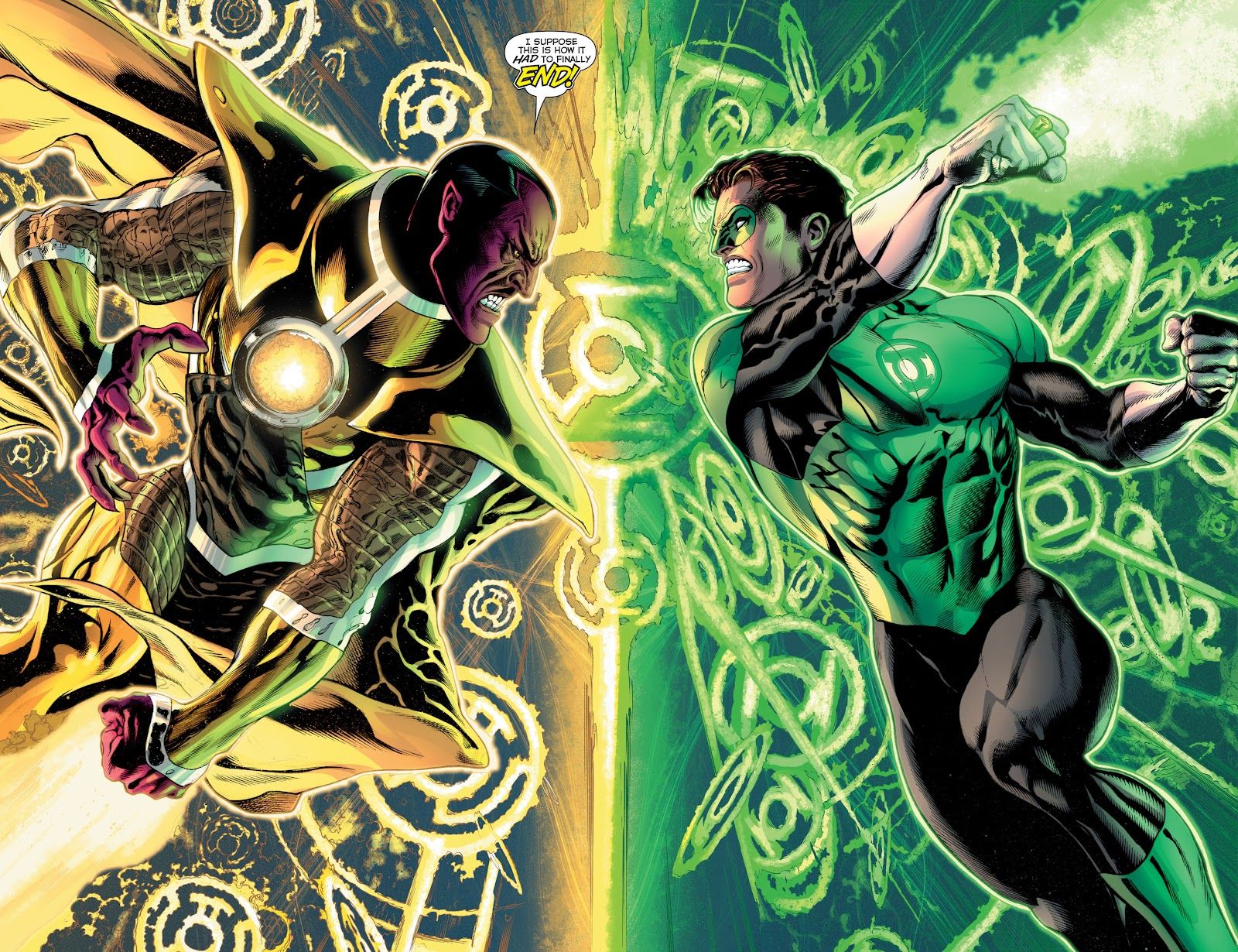 Sinestro contra Hal Jordan