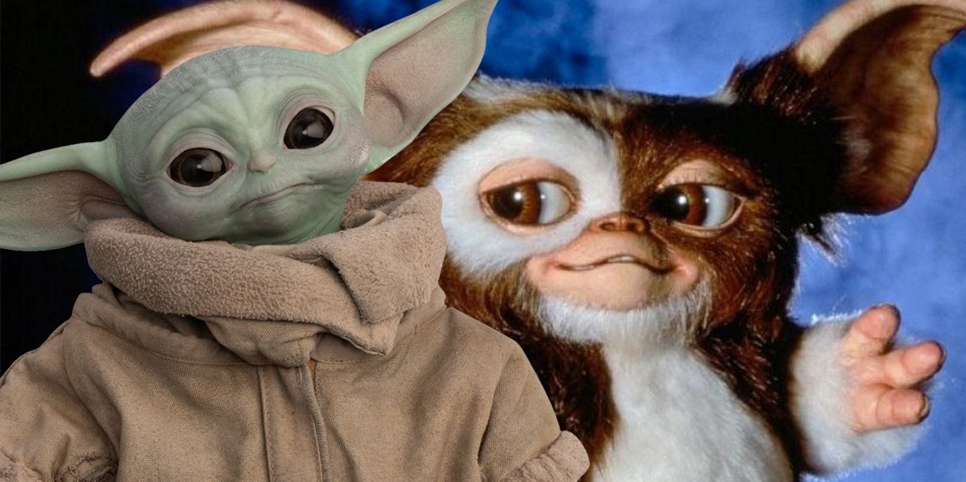 Grogu from Mandalorian and Gizmo from Gremlins