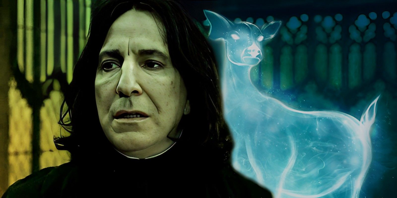 Harry Potter's Severus Snape and his Patronus, a doe