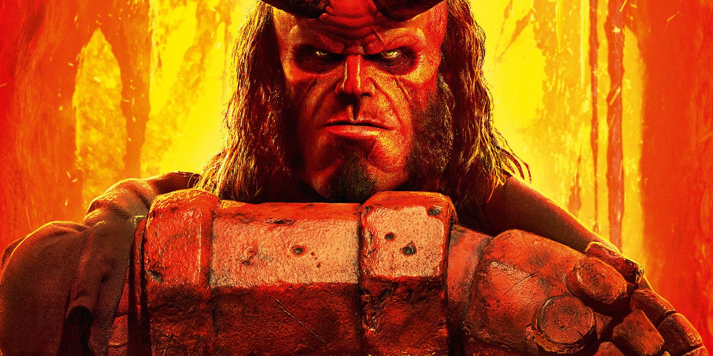 David Harbour as Hellboy.