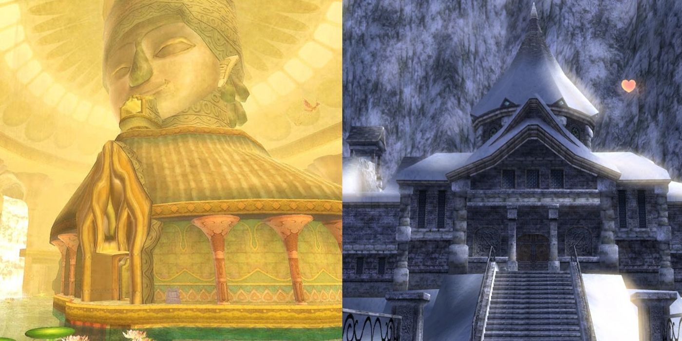 Ancient Cistern and Snowpeak Ruins are seen in Zelda games