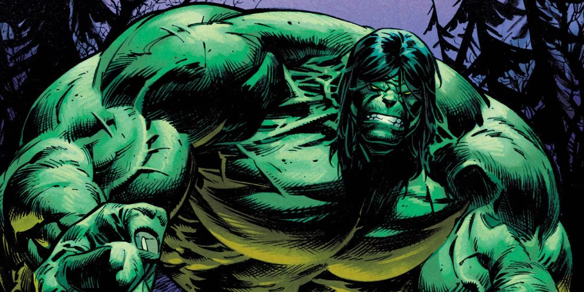 The Incredible Hulk grimacing in Marvel Comics