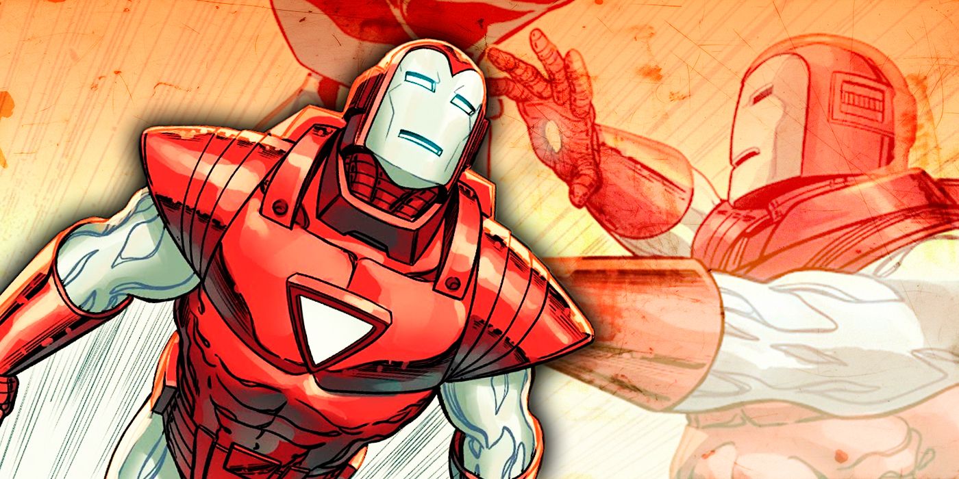 Invincible Iron-Man in his Silver Centurion armor Comic Issue #6
