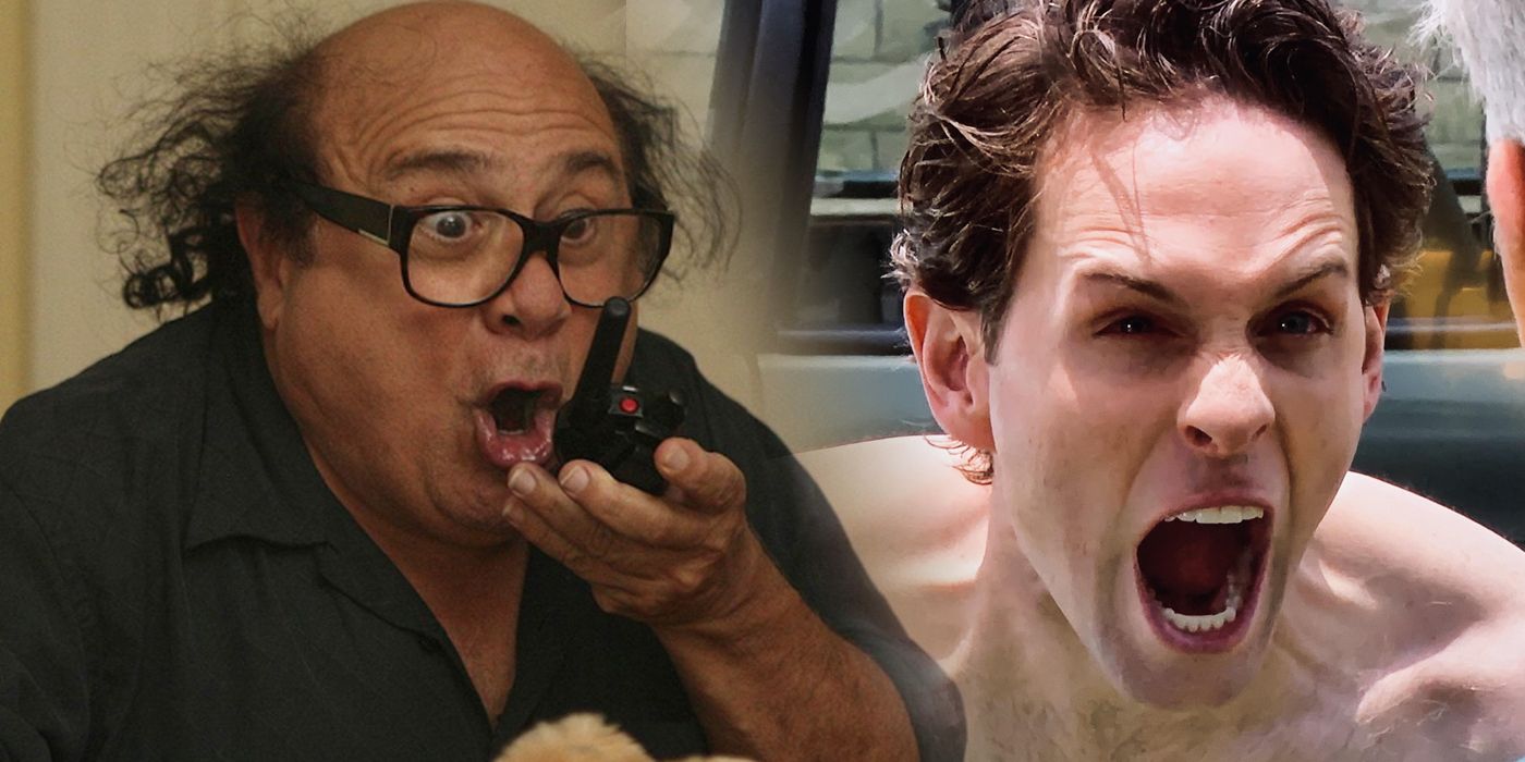 Split image of Frank and Dennis yelling from It's Always Sunny in Philadelphia