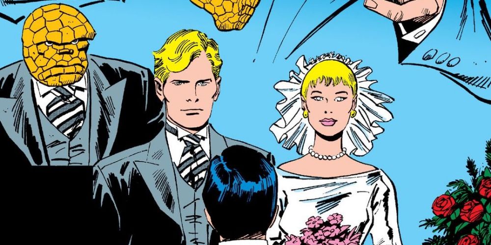 Johnny Storm marries Alicia Masters