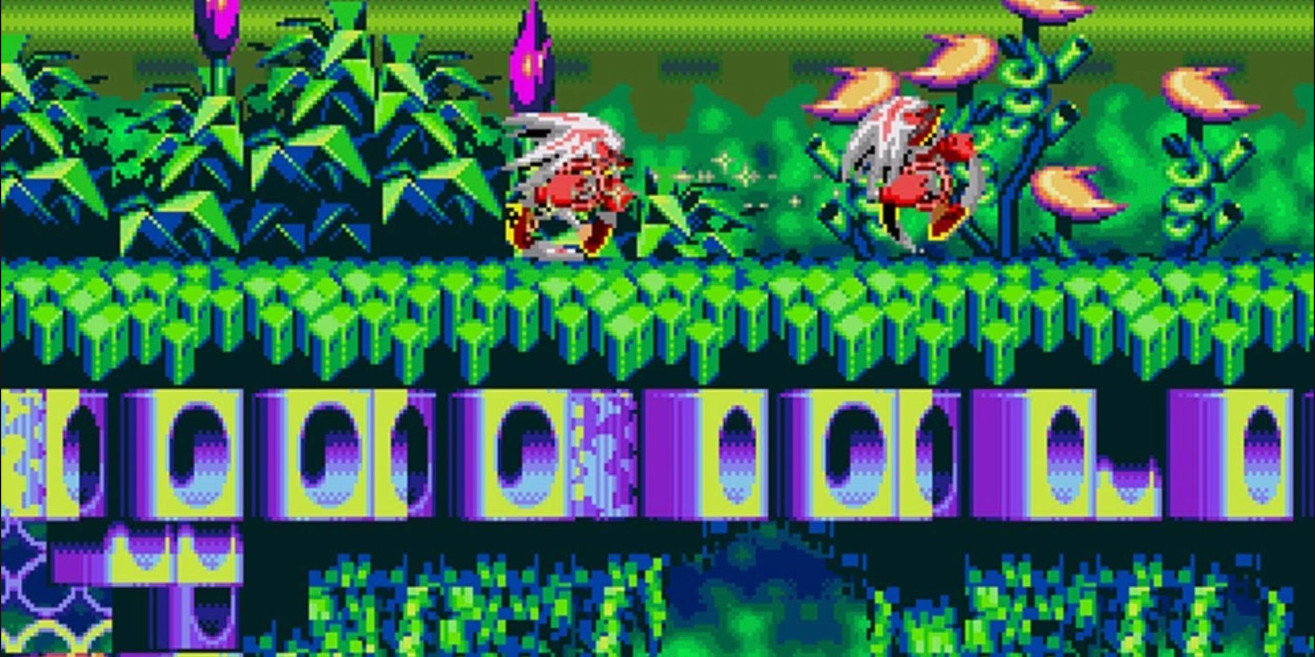 Personagem secreto de Wechnia é usado em Knuckles Chaotix da Sega 32X