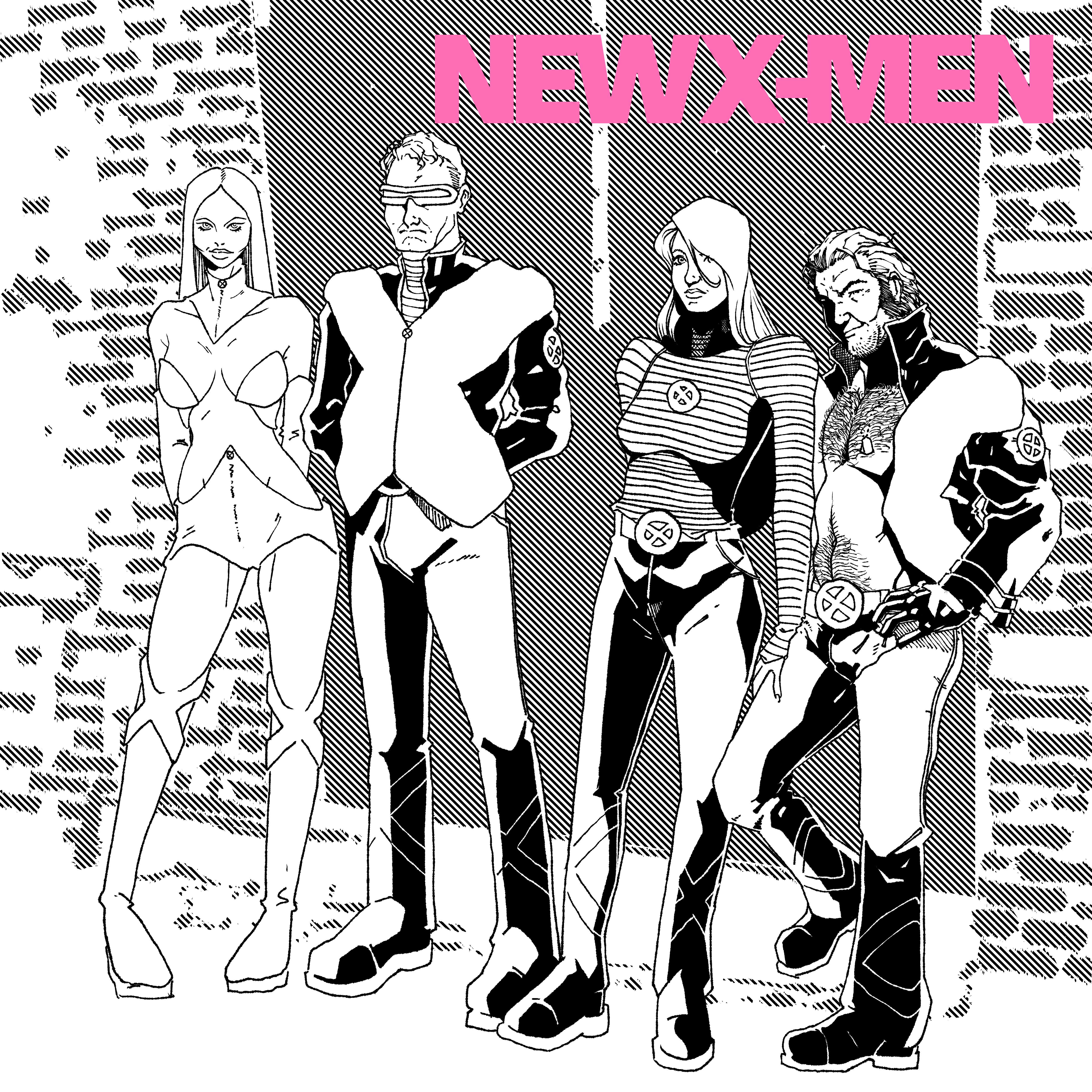 Os Novos X-Men como os Ramones