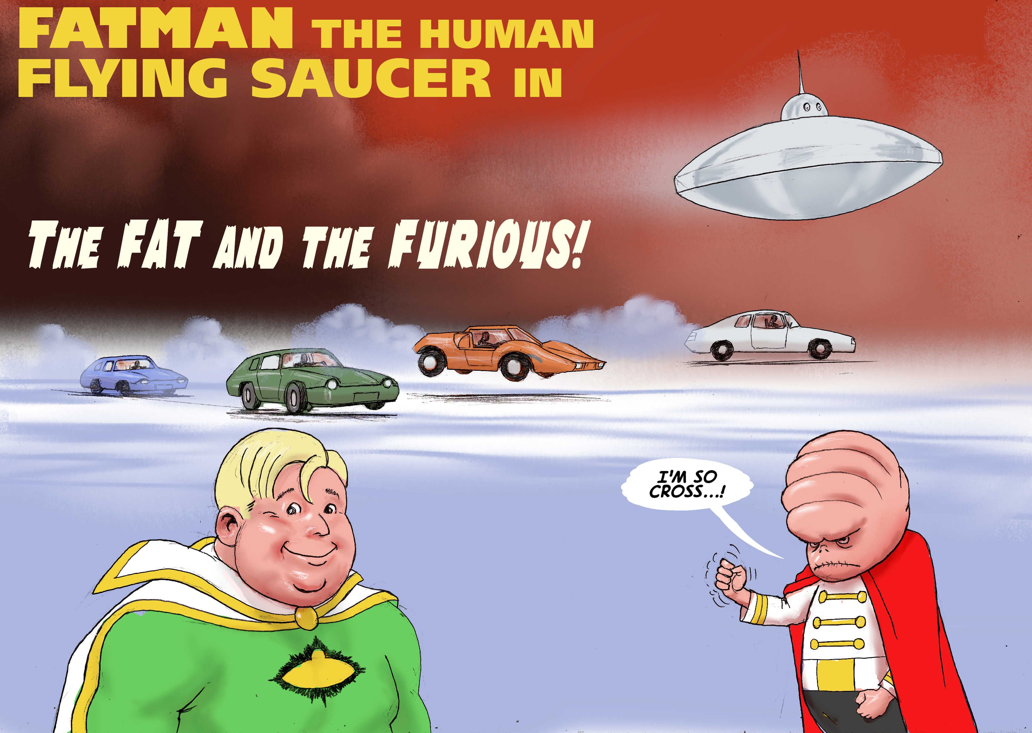 Versão Velozes e Furiosos de Fatman Human Saucer