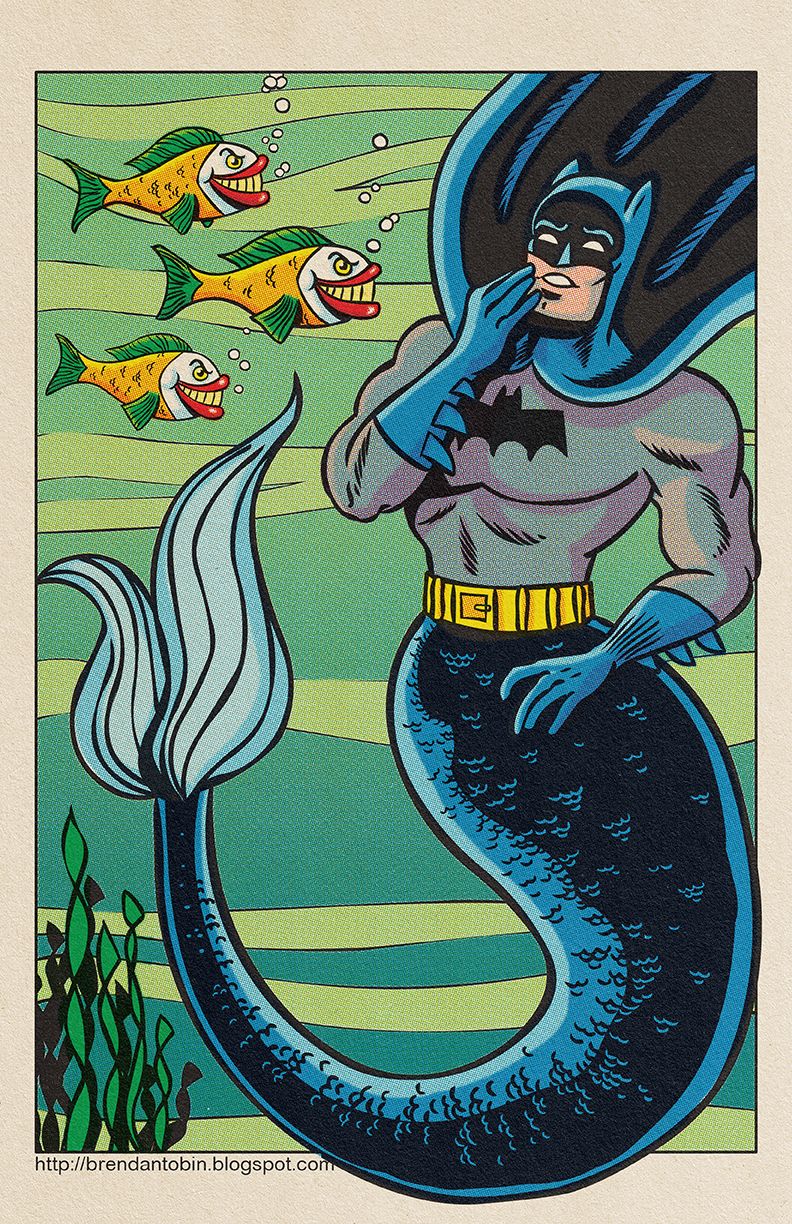 Batman como tritão