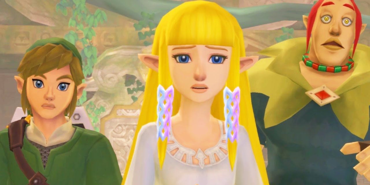 Link, Zelda e Groose expressam sua decepção em The Legend of Zelda: Skyward Sword