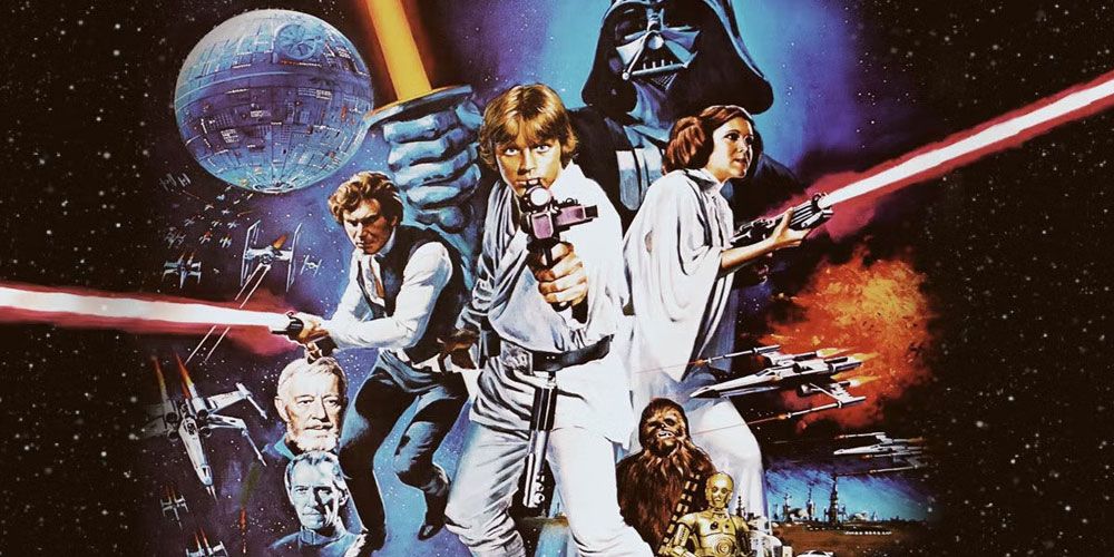 Luke Skywalker (Mark Hamill) lidera a rebelião em Star Wars