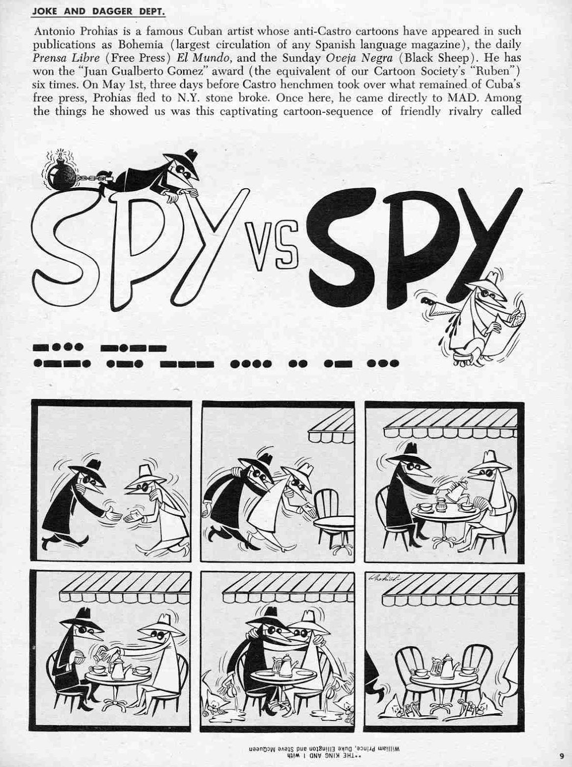 O primeiro Spy vs. Spy