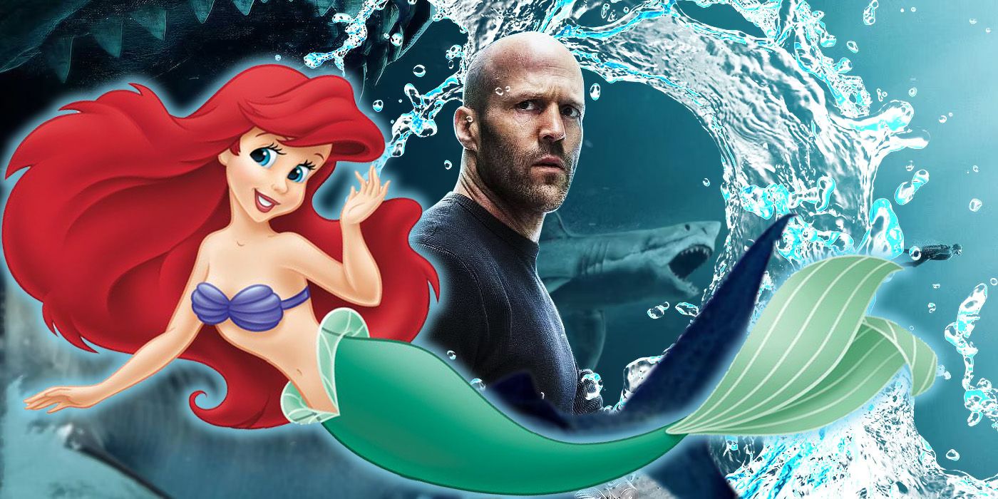 Ariel the Little Mermaid with Jason Statham