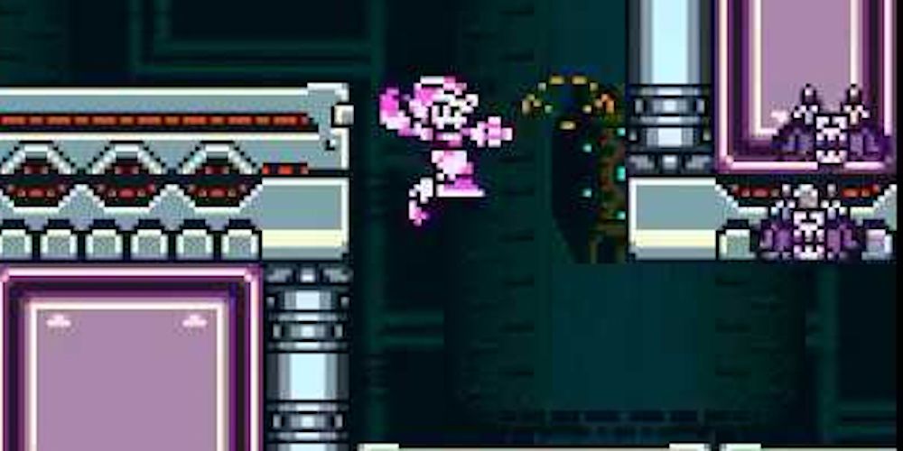 Mega Man X explora uma fase no Mega Man Xtreme do Game Boy Color