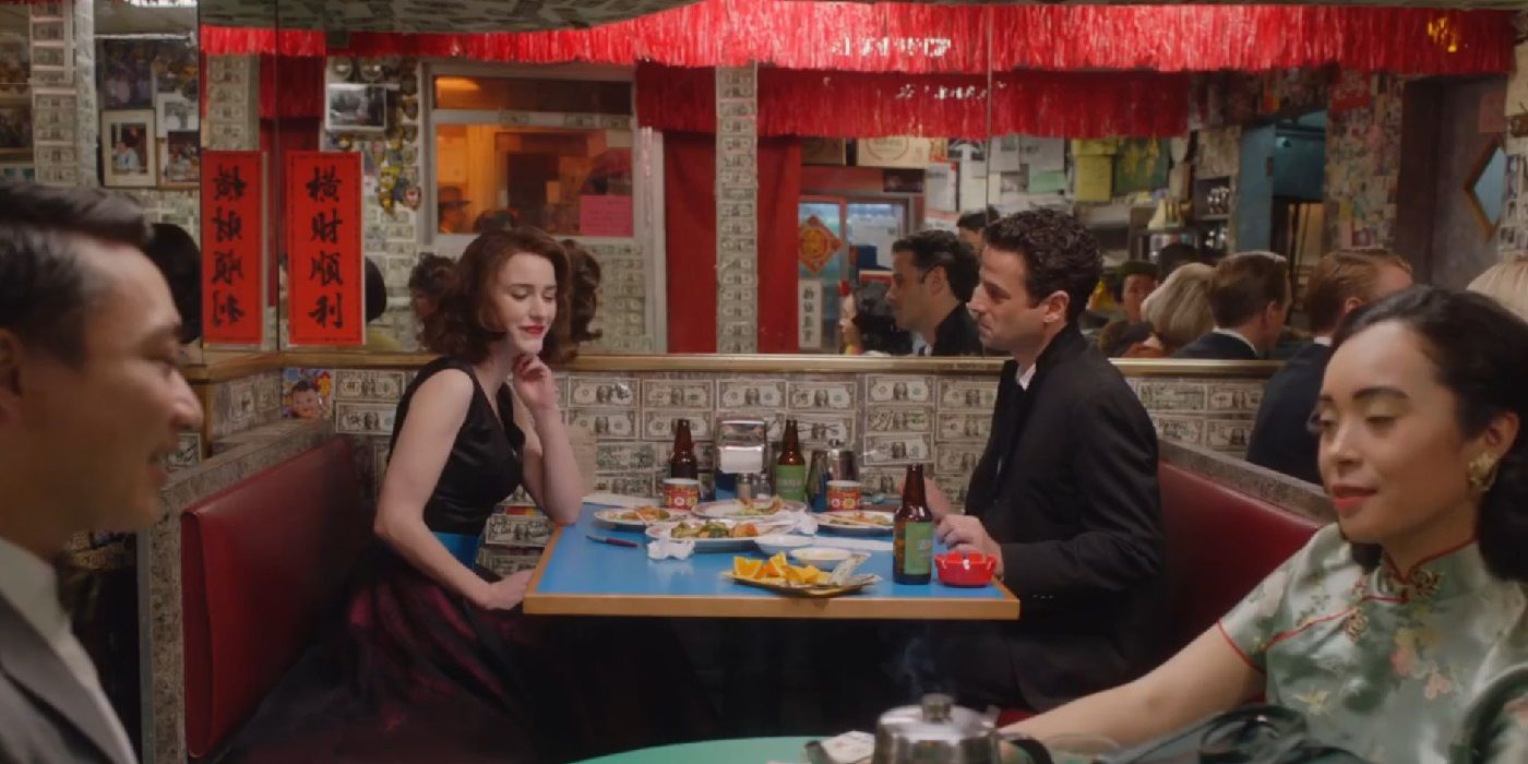 Midge Maisel and Lenny Bruce in The Marvelous Mrs. Maisel