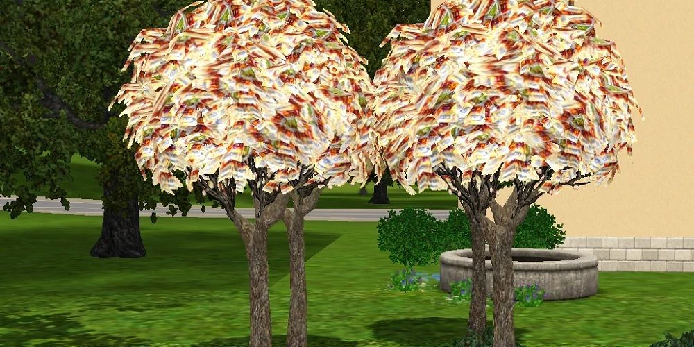 A Árvore do Dinheiro dos Sims que cultivam Simoleanos.