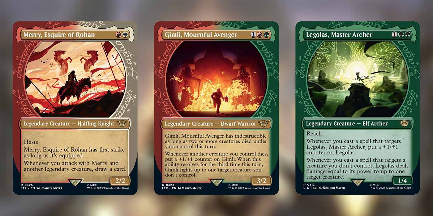 MTG Tales of Middle-earth Special Ring Border cards 2