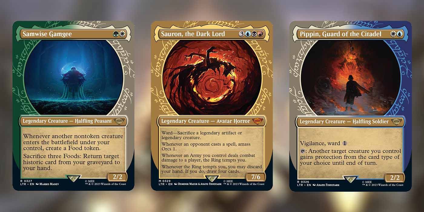 MTG Tales of Middle-earth Special Ring Border cards 3