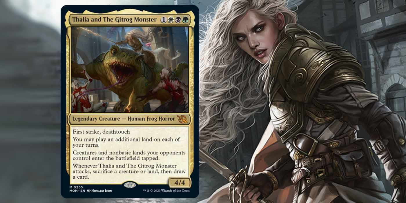 MTG: Thalia and The Gitrog Monster Is a Punishingly Strong Commander