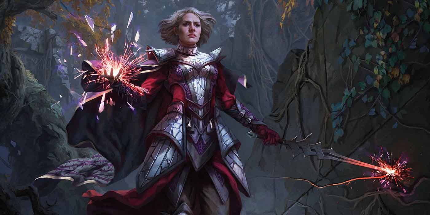 MTG Wilds of Eldraine Arte Oficial Mago Criatura Vermelha