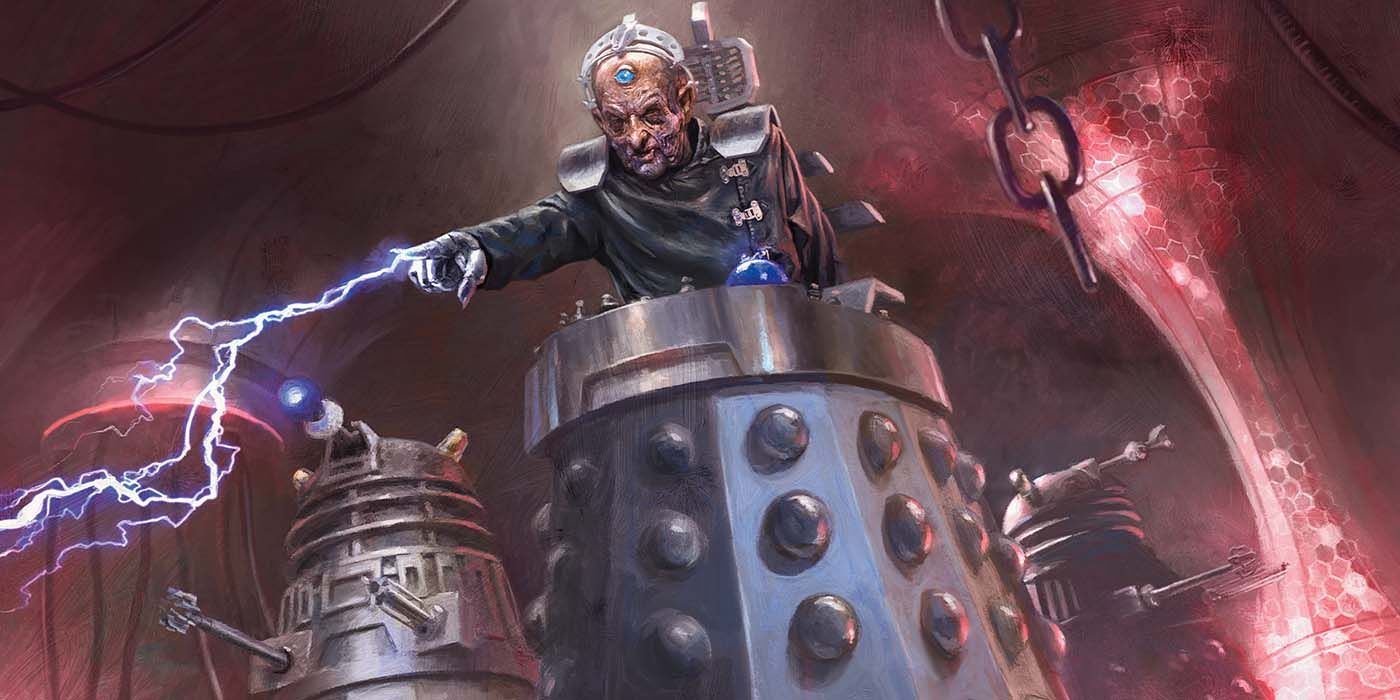 Arte oficial de MTG Doctor Who Dalek