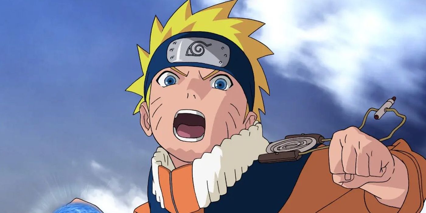 Naruto prepares to throw a Rasengan in Naruto anime