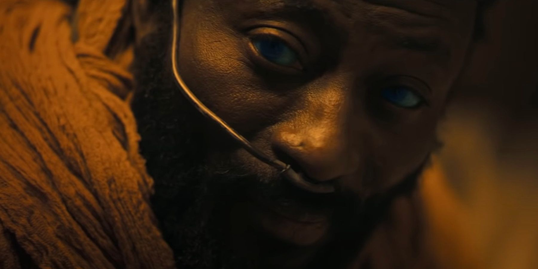 Close up of one of the Fremen from Dune