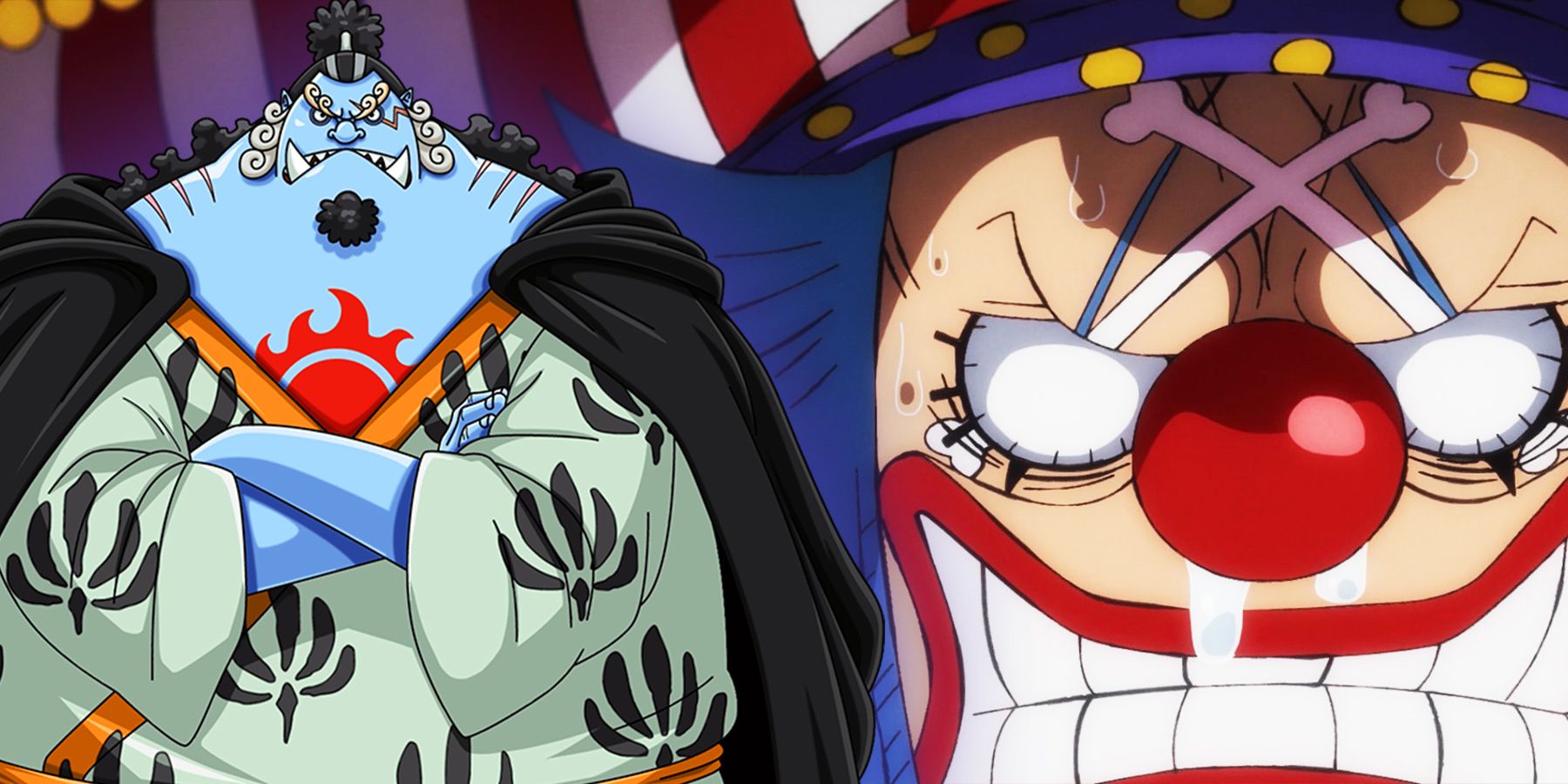 Jinbe and Buggy the Clown from One Piece