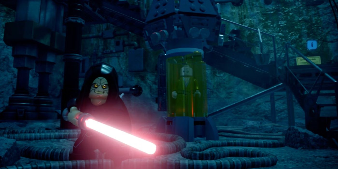 Palpatine e um clone de Snoke em LEGO Star Wars