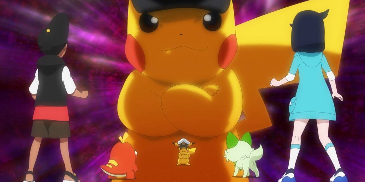 Pokemon Horizons Episode 7 Liko Roy Contre Le Capitaine Pikachu
